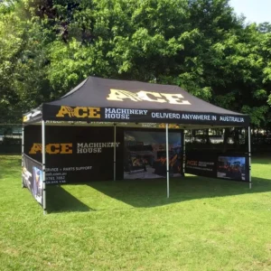 Custom Designed Aluminium Logo Printing Gazebo Marquee Tent 10m Steel Frame Advertising Canopy