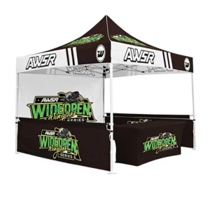 Custom Digital Printed Outdoor Advertising Tent, Oxford Cloth, Aluminum Alloy, Folding