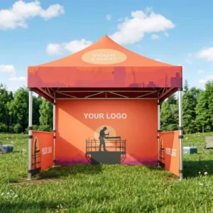 Custom Double Layer Pop up Aluminum Frame Waterproof Canopy Tent for Sports Indoor Outdoor Trade Show Booth Exhibition Events