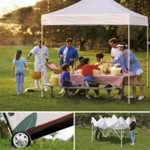 Custom Durable Oxford Canopy for Indoor Outdoor Events Portable Trade Show Exhibition Logo 3×3 Foldable Tent
