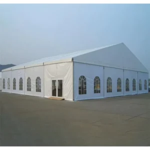Custom Event Wedding Party Tent Movable 250 People Marquee Hall Aluminum Alloy Frame PVC Waterproof Windproof Four season Double