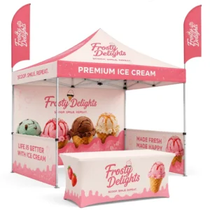 Custom Exhibition Booth Canopy Tent Printing Trade Show Display Tent