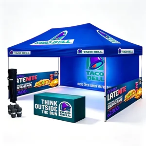 Custom Exhibition Tent Pop up Canopy With Sidewalls Portable Trade Show Booth 10×10 10×20 FT Heavy Duty Outdoor