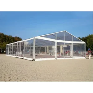 Custom Extended Type Large Outdoor Event Tent with Aluminum Alloy Poles PVC Fabric Waterproof UV Protection Wedding & Party Use