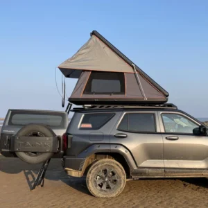 Custom Factory New Style Outdoor Camping Oxford Hard Shell Roof Top Tent Aluminum Frame Waterproof UV Resistant Four-season 2-3