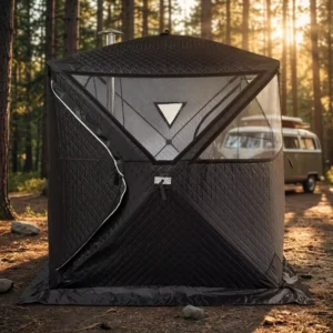 Custom Family Winter Waterproof Outdoor Mobile Sauna Room Portable 3-4 Person Sauna Tent for Home Gym Camping
