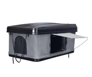 Custom Fast Open Rooftop Tent with Annex for Car Camping Waterproof ABS Shell Ladder for 4×4 Offroad