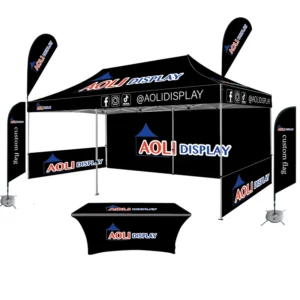 Factory Trade Show Heavy Duty 10×10 10×20 Aluminum Frame Double Waterproof Foldable Canopy Tent All Seasons 4 Person