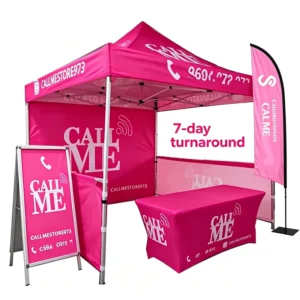 Custom Folding Canopy Tent with Aluminum Frame for Trade Show Events