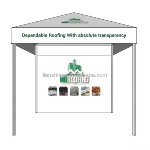 Custom Folding Exhibition Tent Outdoor Canopy Waterproof Advertising Tent Custom Sizes