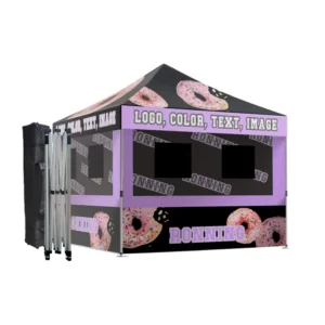 Custom Folding Waterproof Oxford Heavy-Duty Printed Canopy Tent 10x10ft or 10x20ft for Outdoor Events