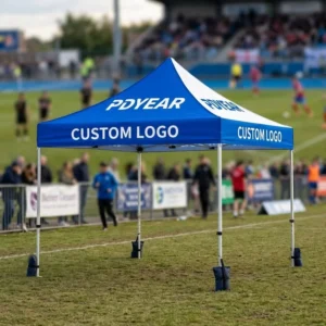 Custom Folding Waterproof Tent, Marquee Gazebo, Business Logo Text, Party Wedding