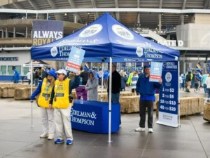 Custom Full-Color Printed 10x10ft Pop-Up Canopy Tent with Side Walls for Trade Shows and Events