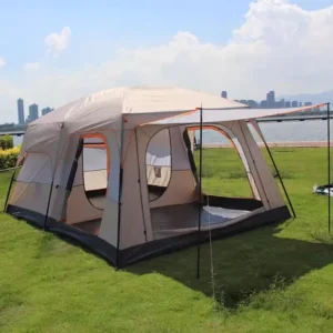 Custom Glamping Camping Tents Oxford Waterproof Glamping Dome Tent Ultralight Easy Setup Luxury for Family Mountain Camping