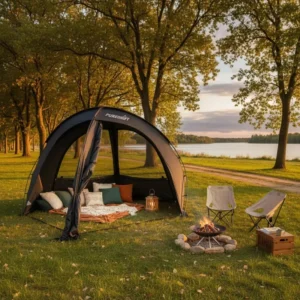 Custom Glamping Waterproof Camping Tent Factory OEM ODM Portable Outdoor Large Space Hiking Rainproof Tent