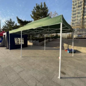 Custom Graphic Logo 10×10 Trade Show Tent, Heavy-Duty Aluminum Frame, Waterproof