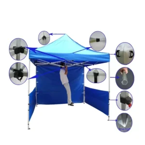 Custom Graphic Pop-Up Party Tent, Tear-Resistant Outdoor