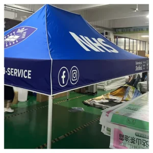 Custom Hexagon 40mm 50mm Aluminum Frame Pole Pop up Folding Waterproof 3×3 3×4.5 Advertising Canopy Outdoor Activity Tent