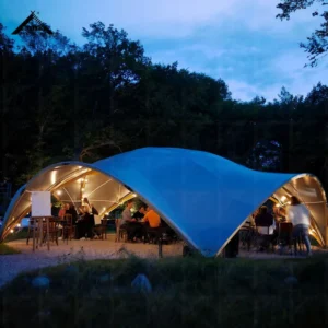 Custom High Quality Four Season Outdoor Dome Tent Large Luxury Glamping Canopy Waterproof Wedding Party Event Festival