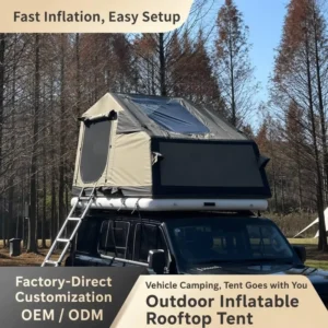 Custom Inflatable Rooftop Tent Thickened Lightweight Car Tent for SUV Waterproof Outdoor