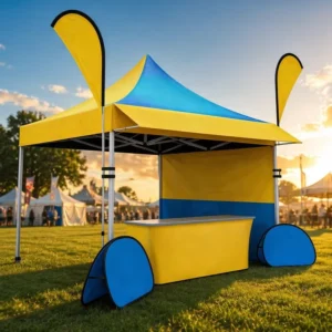 Custom Inflatable Tent Oxford Canopy Printed Small Indoor Event Tent