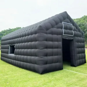 Custom Inflatable Train Station Waiting Area Inflatable House Tent House Camping Log Cabin Waterproof