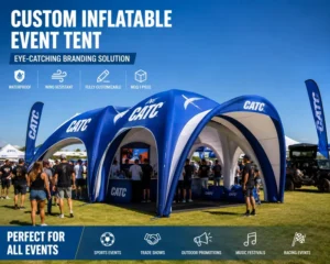 Custom Inflatable Waterproof Durable Event Tent Awning Professional Exhibition Spider Marquee Trade Shows Motorsport