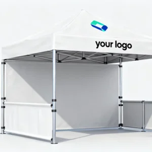 Custom Large 600D Oxford Fabric Pop-up Tent with Roof Canopy and Walls for Trade Shows