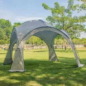 Custom Large Automatic Dome Camping Tent for Outdoor Wedding Events with UV Blocking Sunshade Cooling Shelter Design
