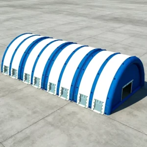 Custom Large Inflatable PVC Air Supported Shelter Storage Structure Warehouse Tent Four Season Waterproof Quick Opening