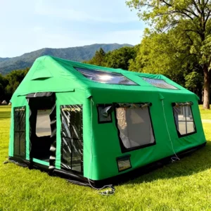Custom Large Luxury 5-8 Person Waterproof Durable Inflatable Sealed Four Season UV Resistant Quick Setup Customizable Tent