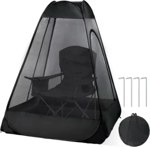 Custom Lightweight 1 Person Fishing Bivvy Tent Quick Setup Anti Bug Mesh Shelter Waterproof Top Night Fishing Tent