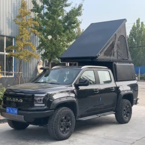 Custom Lightweight Aluminum 4×4 Pickup Truck Bed Topper Pop up Camping Tent Canopy Shell Oxford Fabric for Outdoor Adventures