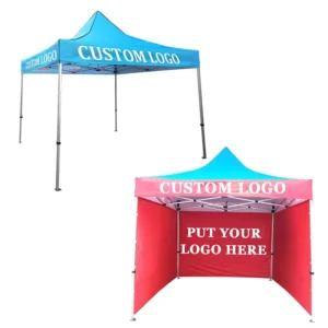 Custom Logo 10X10 Aluminum Alloy Advertising Tent Trade Show Display Events Outdoor Custom Tent 3X3