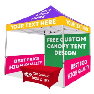Custom Logo 10×10 10x20ft Commercial Trade Show Exhibition Pop up Canopy Tents for Outside Events Advertising