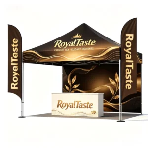 Custom Logo 10x10ft Aluminum Frame Waterproof Fireproof UV Resistant Advertising Tent Tradeshow Giveaways