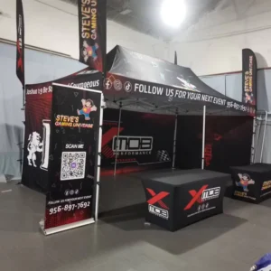 Custom Logo 10×20 Aluminum Alloy Advertising Tent for Outdoor Events Trade Shows Promotions Vendor Pop 3×3 Marquee Canopy Tent