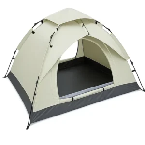 Custom Logo 2-3 Person Instant Summer Lightweight Pop-Up Dome Tent with Carry Bag, Waterproof UV Protection, Polyester, Camping Hiking