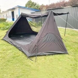 Custom Logo 2 Person TC Cotton Tent for Outdoor Events and Emergency Shelter