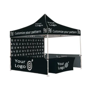 Custom Logo 3 x 3 m Waterproof Aluminum Frame Advertising Canopy Tent for Trade Show Events
