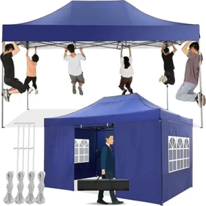 Custom Logo 3x3m Trade Show Canopy, Lightweight Portable Outdoor Tent, Oxford Cover, PVC Base