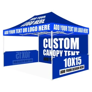 Custom Logo 3×4.5 10x15ft Outdoor Folding Canopy Tent Waterproof Aluminum Frame