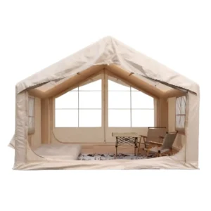 Custom Logo AIR0802 Classic-Style Outdoor Waterproof Portable Inflatable Air Tent with Double Gates and Double Skylights