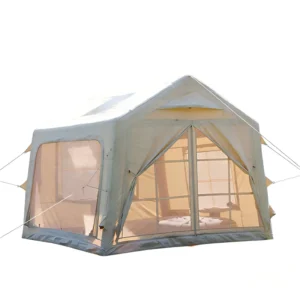 Custom Logo AIR1302 Luxury Classic Four-Season Double-Layer Outdoor Waterproof Inflatable One-Bedroom Camping Tent