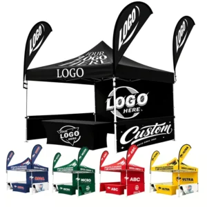 Custom Logo Advertising Outdoor Aluminum Trade Show Tent Exhibition Event Marquee Gazebo Canopy Custom Print Tent