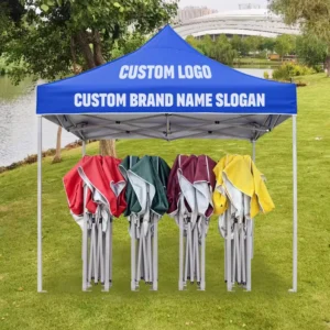 Custom Logo Canopies Trade Show Tents Branded Folding Pop up Waterproof Advertising Tent 10×10 Gazebo Canopy Tent