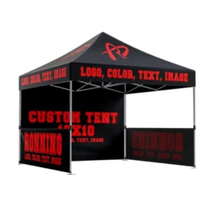 Custom Logo Canopy Tent 10×10 Aluminum Alloy Advertising Tent for Exhibition Trade Shows