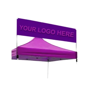 Custom Logo Design Printing Market Advertising Festival Banner Outdoor Billboard Banner Printed Banner for Canopy Tents Gazebo