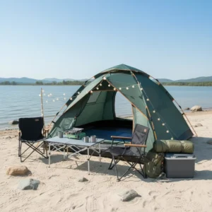 Custom Logo Easy Setup 4 Person Automatic Outdoor Pop up Tent UV Protection Sun Shelter for Family Camping and Picnic