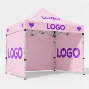 Custom Logo Hexagon Aluminum Frame Trade Show Tent 3x3M 10ft Waterproof Custom Color for Indoor Outdoor Use